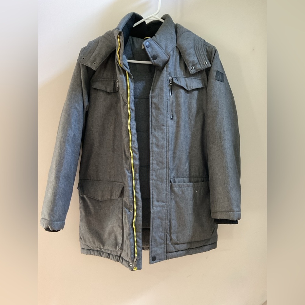 Calvin Klein Hooded Winter Coat Kids Size 14-16